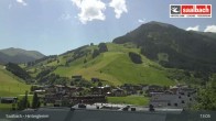 Archiv Foto Webcam Hinterglemm: Ort und Talstation Seilbahn 12:00