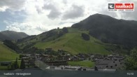 Archiv Foto Webcam Hinterglemm: Ort und Talstation Seilbahn 14:00