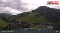 Archiv Foto Webcam Hinterglemm: Ort und Talstation Seilbahn 18:00