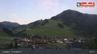 Archiv Foto Webcam Hinterglemm: Ort und Talstation Seilbahn 04:00