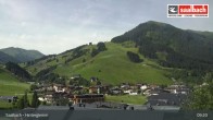 Archiv Foto Webcam Hinterglemm: Ort und Talstation Seilbahn 08:00