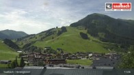 Archiv Foto Webcam Hinterglemm: Ort und Talstation Seilbahn 10:00