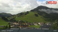 Archiv Foto Webcam Hinterglemm: Ort und Talstation Seilbahn 07:00