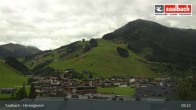 Archiv Foto Webcam Hinterglemm: Ort und Talstation Seilbahn 08:00