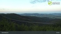 Archiv Foto Webcam Dolní Morava: Sneznik Bergstation und Hängebrücke 04:00