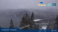 Archiv Foto Webcam Blick vom Herzogstand auf den Kochelsee 07:00