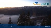 Archiv Foto Webcam Blick vom Herzogstand auf den Kochelsee 06:00