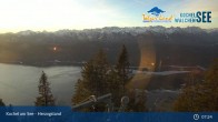 Archiv Foto Webcam Blick vom Herzogstand auf den Kochelsee 06:00