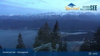 Archiv Foto Webcam Blick vom Herzogstand auf den Kochelsee 18:00