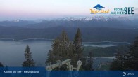 Archiv Foto Webcam Blick vom Herzogstand auf den Kochelsee 02:00