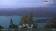 Archiv Foto Webcam Blick vom Herzogstand auf den Kochelsee 02:00