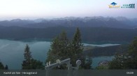 Archiv Foto Webcam Blick vom Herzogstand auf den Kochelsee 04:00