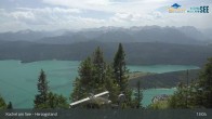 Archiv Foto Webcam Blick vom Herzogstand auf den Kochelsee 12:00