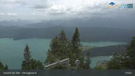 Archiv Foto Webcam Blick vom Herzogstand auf den Kochelsee 14:00