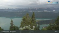 Archiv Foto Webcam Blick vom Herzogstand auf den Kochelsee 18:00