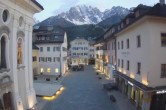 Archived image Webcam Innichen - Village Center 19:00