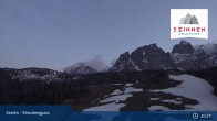 Archiv Foto Webcam 3 Zinnen Dolomiten: Kreuzbergpass 02:00