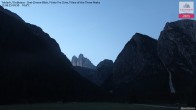 Archiv Foto Webcam Toblach: Drei Zinnen Blick 03:00