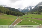 Archived image Webcam Family Resort Rainer - Sexten 13:00