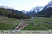 Archived image Webcam Family Resort Rainer - Sexten 19:00
