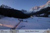 Archiv Foto Webcam Sexten: Family Resort Rainer 05:00