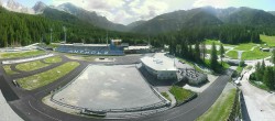 Archiv Foto Webcam Biathlonstadion Antholz 09:00