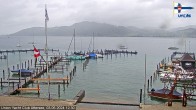 Archived image Webcam Union Yacht Club at Attersee 11:00
