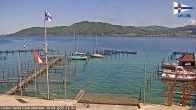 Archiv Foto Webcam Attersee: Union Yacht Club 13:00