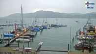 Archiv Foto Webcam Attersee: Union Yacht Club 19:00