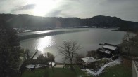 Archiv Foto Webcam Ossiacher See: Blick vom Hotel Seerose 09:00