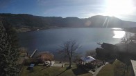 Archived image Webcam Ossiacher See: Hotel Seerose 13:00