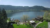 Archiv Foto Webcam Ossiacher See: Blick vom Hotel Seerose 09:00