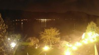 Archiv Foto Webcam Ossiacher See: Blick vom Hotel Seerose 21:00