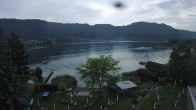 Archiv Foto Webcam Ossiacher See: Blick vom Hotel Seerose 19:00