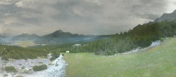 Archiv Foto Webcam Ehrwald: Weißlähnabfahrt 13:00