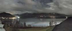 Archived image Webcam Faaker See lake, direction south 23:00