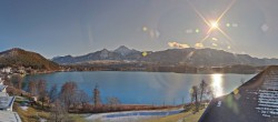 Archived image Webcam Faaker See lake, direction south 13:00