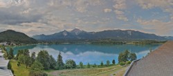 Archived image Webcam Faaker See lake, direction south 07:00