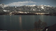 Archiv Foto Webcam Faaker See (Region Villach) 17:00