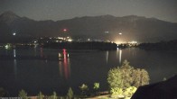 Archiv Foto Webcam Faaker See (Region Villach) 23:00