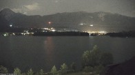Archiv Foto Webcam Faaker See (Region Villach) 23:00