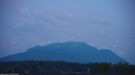 Archived image Webcam Villacher Alpe, Faaker See lake 03:00