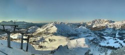 Archived image Webcam Nassfeld: Panoramic view Gartnerkofel 07:00