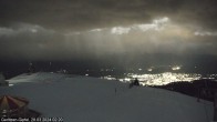 Archiv Foto Webcam Blick vom Gerlitzen Gipfel 01:00