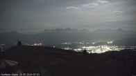 Archiv Foto Webcam Blick vom Gerlitzen Gipfel 23:00