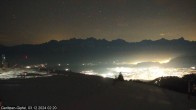 Archiv Foto Webcam Blick vom Gerlitzen Gipfel 01:00