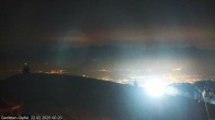 Archiv Foto Webcam Blick vom Gerlitzen Gipfel 23:00