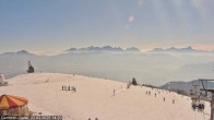 Archiv Foto Webcam Blick vom Gerlitzen Gipfel 13:00