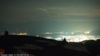 Archiv Foto Webcam Blick vom Gerlitzen Gipfel 23:00