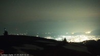 Archiv Foto Webcam Blick vom Gerlitzen Gipfel 01:00